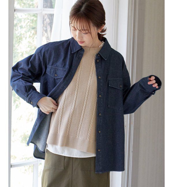 ikka「サイドリボンニットベスト」|ニット・セーター|