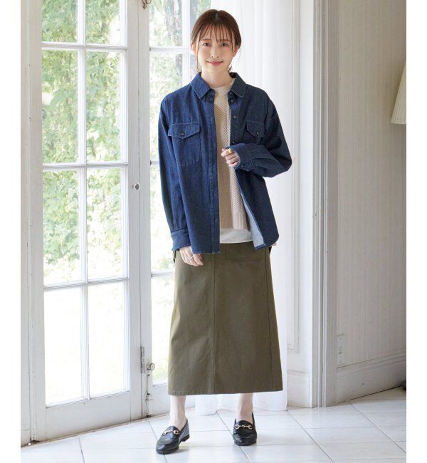 ikka「サイドリボンニットベスト」|ニット・セーター|