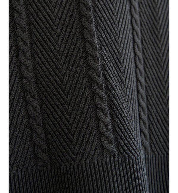 ikka「サイドリボンニットベスト」|ニット・セーター|