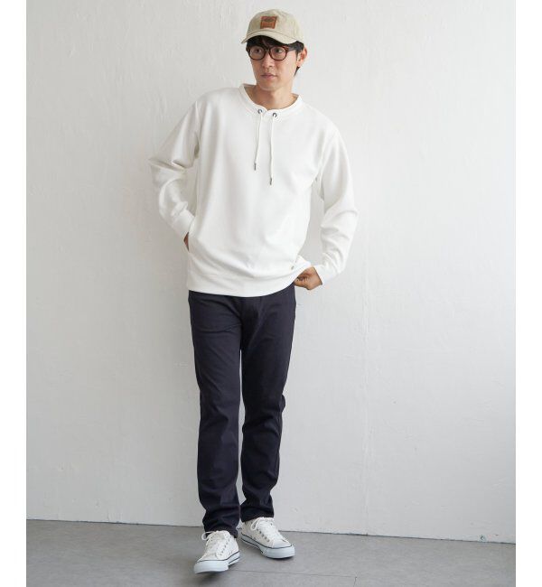 ikka「【抗菌防臭】GOKU楽ダンボールルーイカラー」|パーカー|