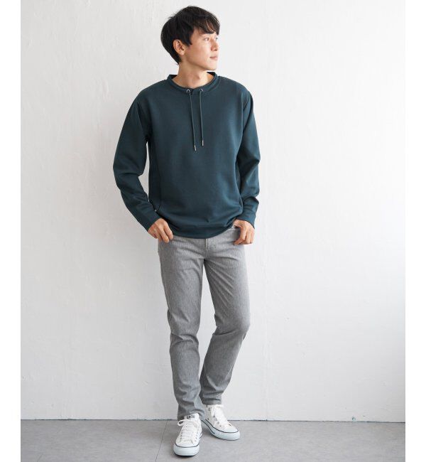 ikka「【抗菌防臭】GOKU楽ダンボールルーイカラー」|パーカー|