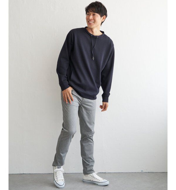 ikka「【抗菌防臭】GOKU楽ダンボールルーイカラー」|パーカー|