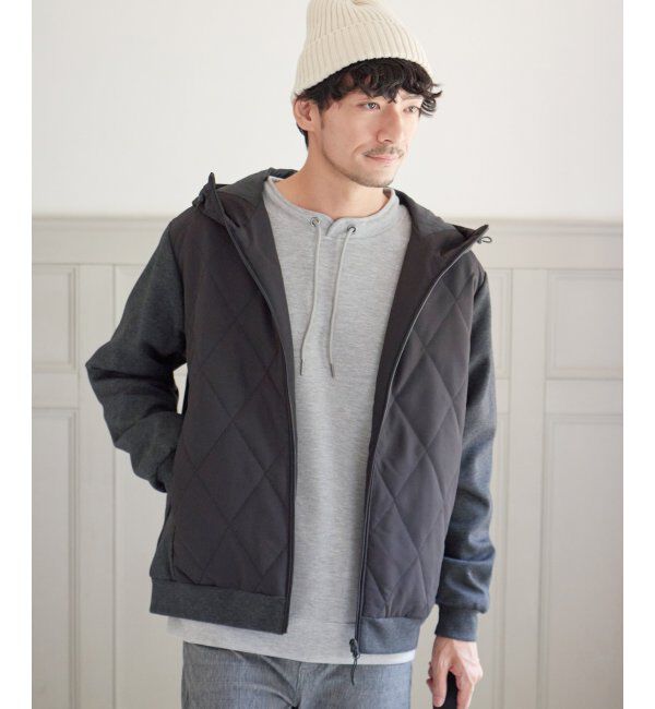 ikka「【抗菌防臭】GOKU楽ダンボールルーイカラー」|パーカー|