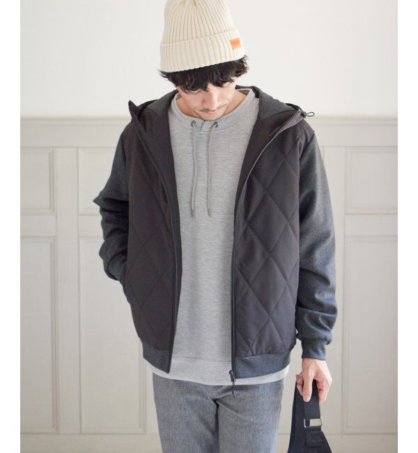 ikka「【抗菌防臭】GOKU楽ダンボールルーイカラー」|パーカー|