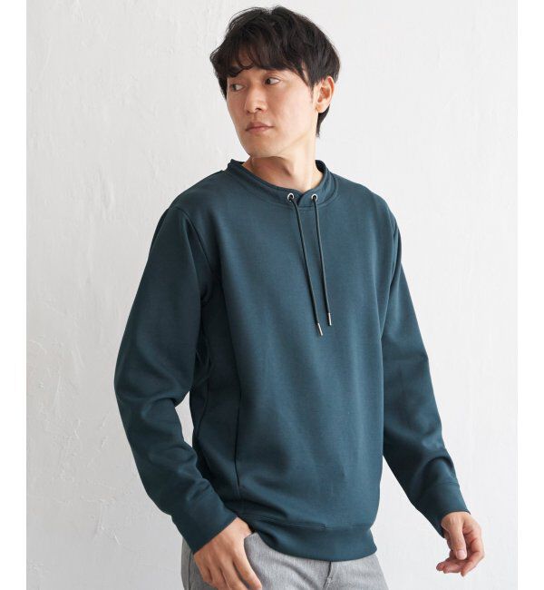 ikka「【抗菌防臭】GOKU楽ダンボールルーイカラー」|パーカー|グリーン