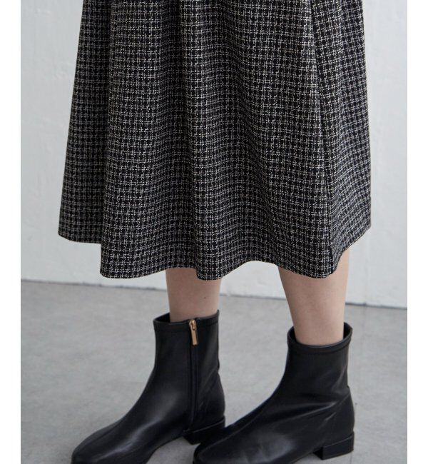 IKKA LOUNGE「カットジャガードワンピース」|ドレス|