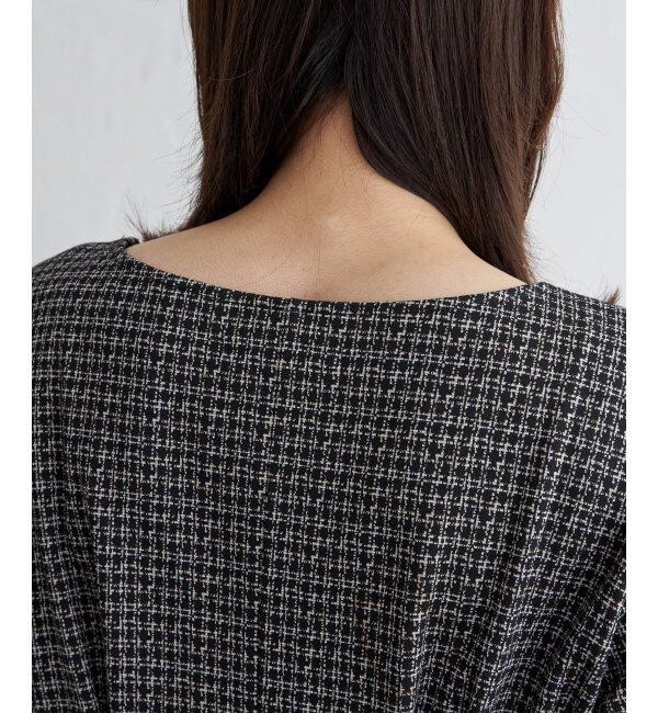 IKKA LOUNGE「カットジャガードワンピース」|ドレス|