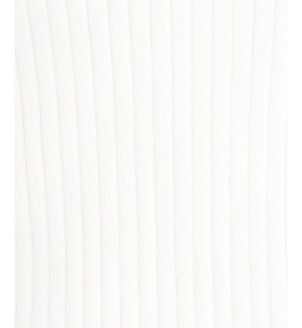 ikka「【洗濯機で洗える】クリーミーミニハイネックリブニット」|プルオーバー|