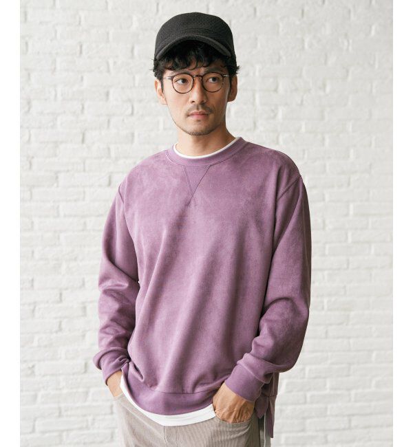 ikka「GOKU楽 フェイクスエードレイヤード」|パーカー|