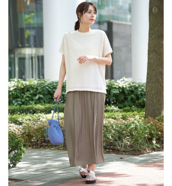 ikka「【セットアップ対応】カッセンボリュームラップスカーチョ」|その他|