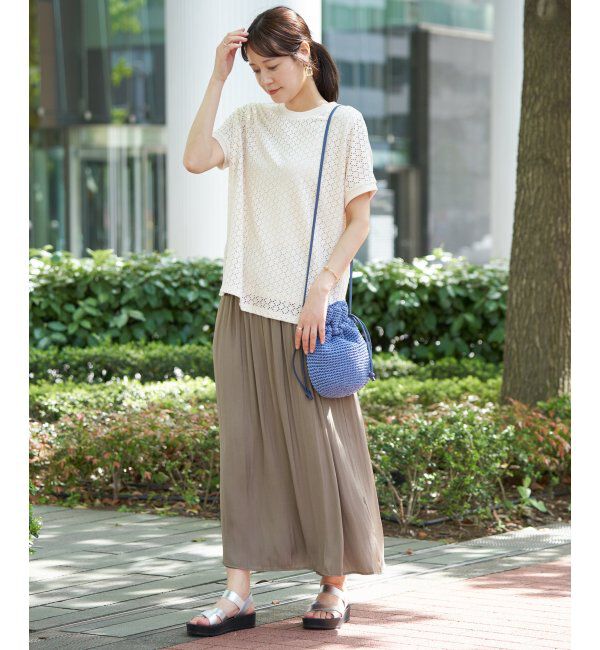 ikka「【セットアップ対応】カッセンボリュームラップスカーチョ」|その他|