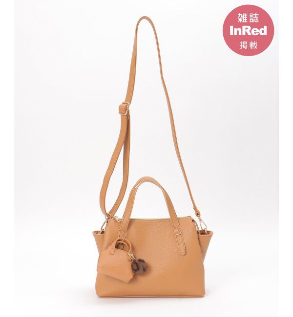 ikka「合皮2WAYオヤコミニボストンバッグ」|その他|オレンジ