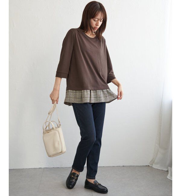 ikka「冷感裾レイヤードプルオーバー」|その他|