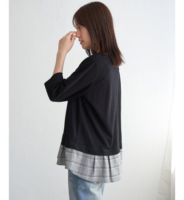 ikka「冷感裾レイヤードプルオーバー」|その他|