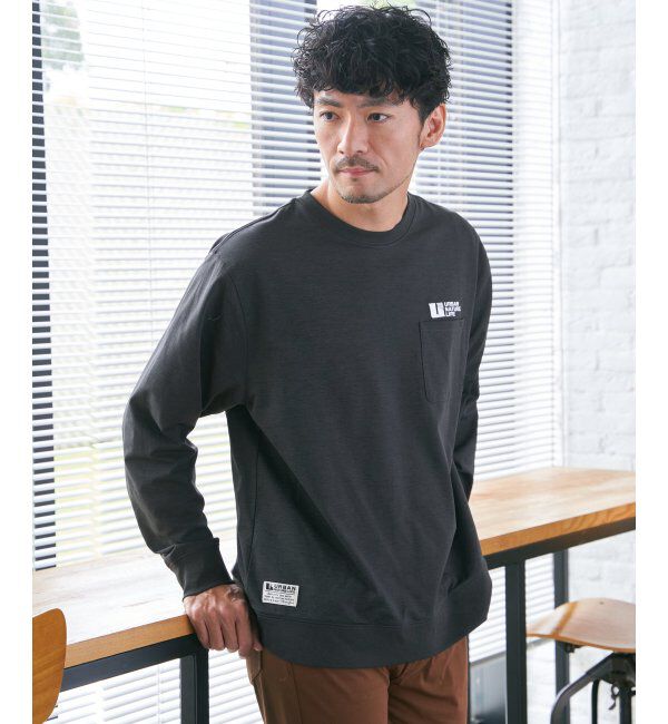 ikka「URBAN NATURE LIFE アーバンネイチャーライフ ドライスピードトレT」|Tシャツ・カットソー|チャコール
