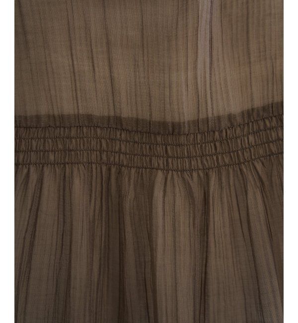 ikka「シアーバックシャーリングシャツ」|シャツ・ブラウス|