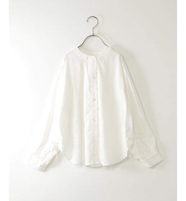 ikka kids「【親子おそろい】マルチWAYバンドカラーシャツ（110~160cm）」|シャツ・ブラウス|