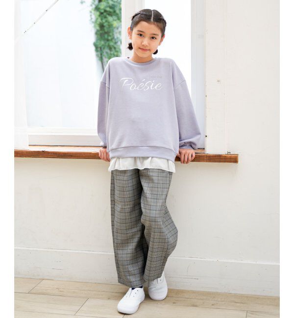ikka kids「レースアップワイドパンツ（120~160cm）」|その他|