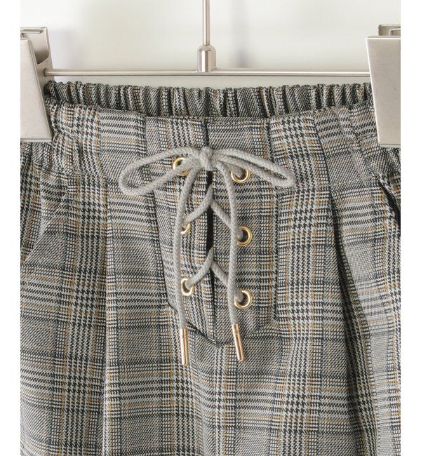 ikka kids「レースアップワイドパンツ（120~160cm）」|その他|