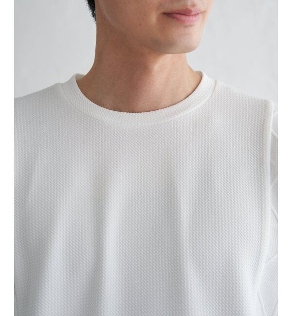 ikka「フクレジャカード切り替えロンT」|Tシャツ・カットソー|