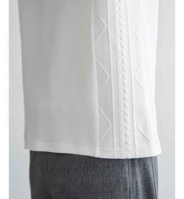 ikka「フクレジャカード切り替えロンT」|Tシャツ・カットソー|