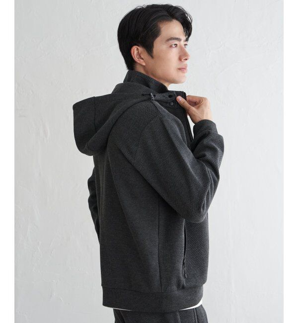 ikka「Ｗフェイスカノコ２ｗａｙＺＩＰパーカ」|カーディガン|