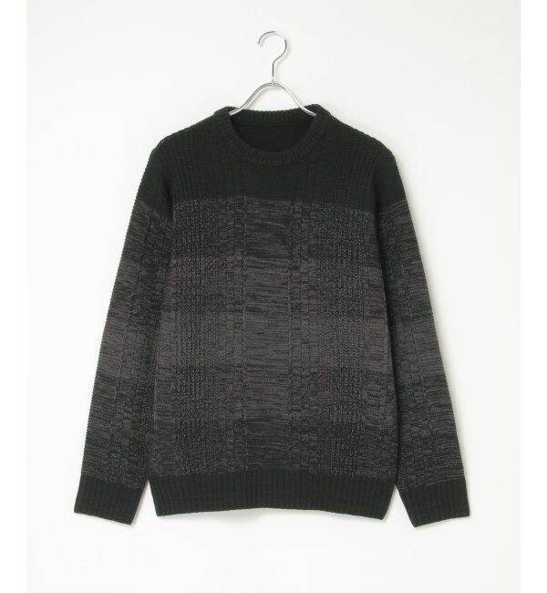 ikka「メランジグラデーションニット」|プルオーバー|