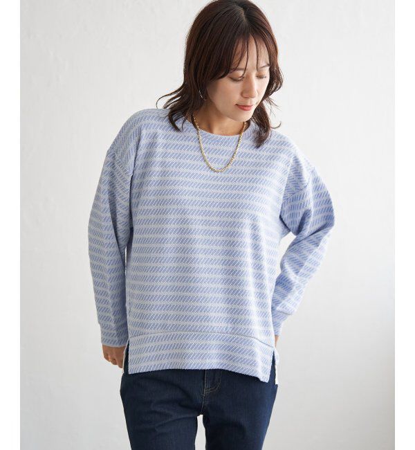 ikka「カットジャガード裾レイヤープルオーバー」|その他|