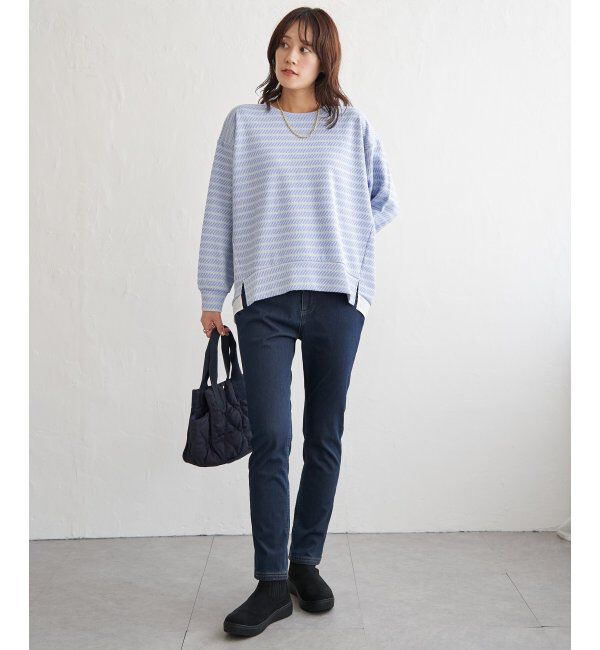 ikka「カットジャガード裾レイヤープルオーバー」|その他|