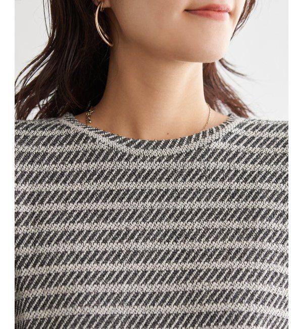 ikka「カットジャガード裾レイヤープルオーバー」|その他|