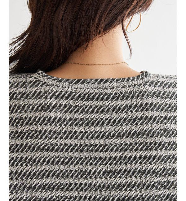 ikka「カットジャガード裾レイヤープルオーバー」|その他|