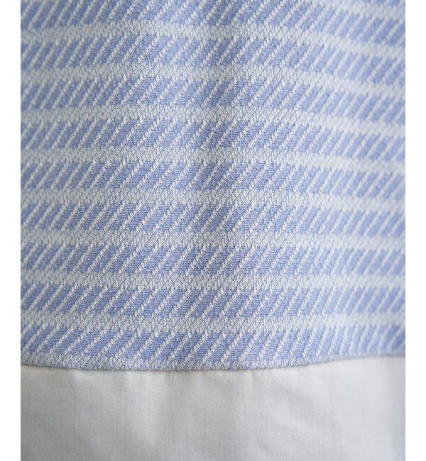 ikka「カットジャガード裾レイヤープルオーバー」|その他|