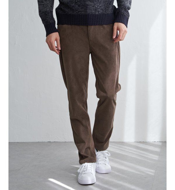 ikka「GOKU楽パンツ EASY STRETCHコール5P」|その他|ブラウン