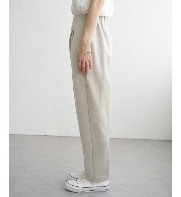 ikka「フェイクスエードテーパードパンツ」|その他|