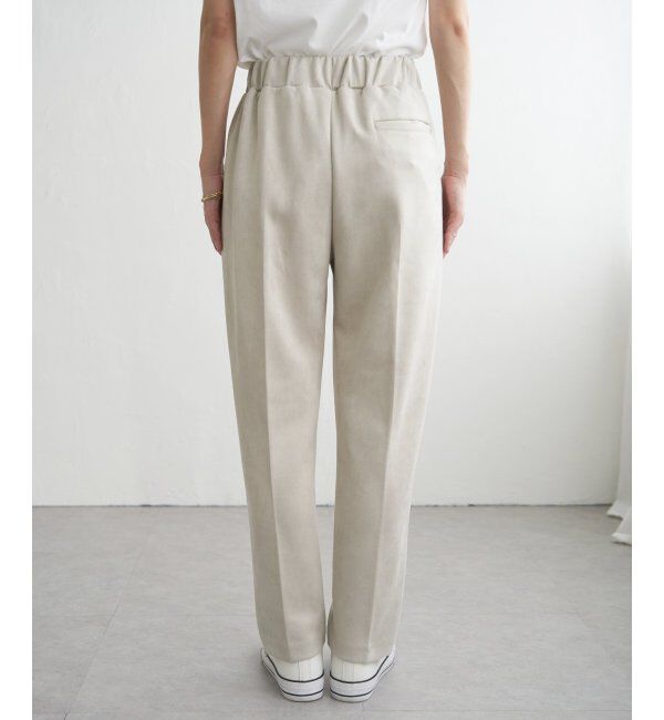 ikka「フェイクスエードテーパードパンツ」|その他|