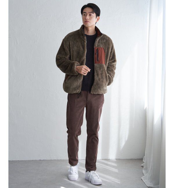 ikka「リバーシブルナイロンフリースブルゾン」|ブルゾン・スタジャン|