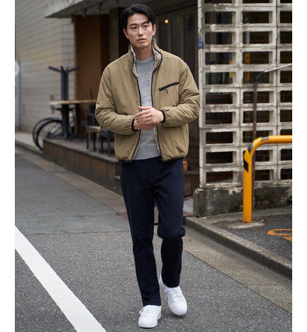 ikka「リバーシブルナイロンフリースブルゾン」|ブルゾン・スタジャン|