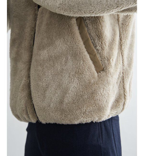 ikka「リバーシブルナイロンフリースブルゾン」|ブルゾン・スタジャン|