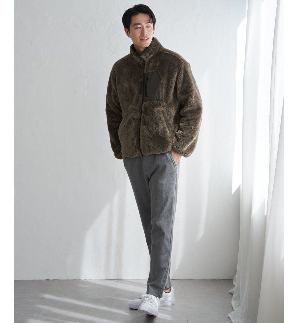 ikka「リバーシブルナイロンフリースブルゾン」|ブルゾン・スタジャン|