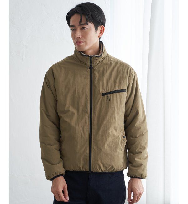 ikka「リバーシブルナイロンフリースブルゾン」|ブルゾン・スタジャン|