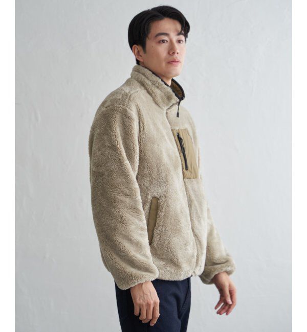 ikka「リバーシブルナイロンフリースブルゾン」|ブルゾン・スタジャン|