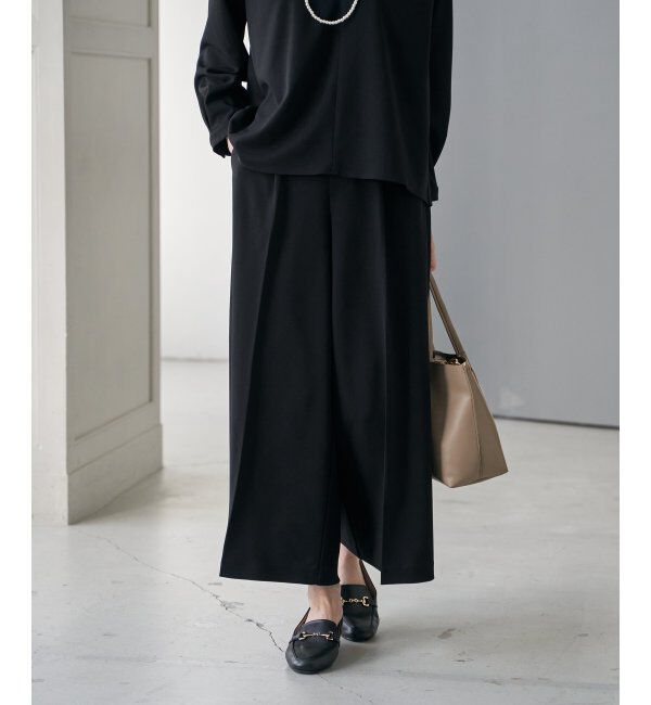 IKKA LOUNGE「【フォーマル対応／2点セット】GOKU楽 長袖フレアセット」|ワンピース|