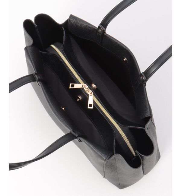 ikka「合皮A4三層トートバッグ」|その他|