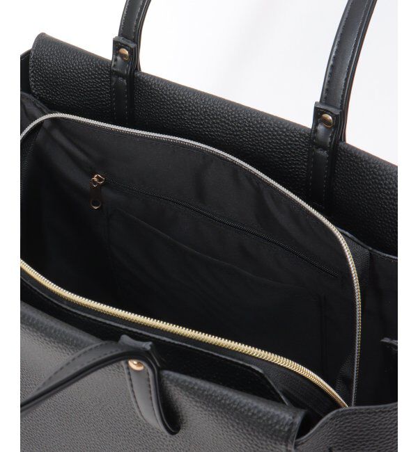 ikka「合皮A4三層トートバッグ」|その他|