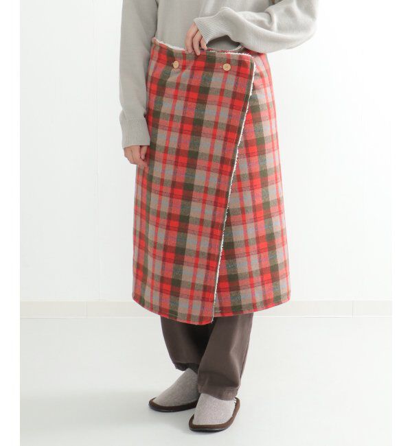 Lbc with Life「チェック柄ブランケット」|クッション・クッションカバー|