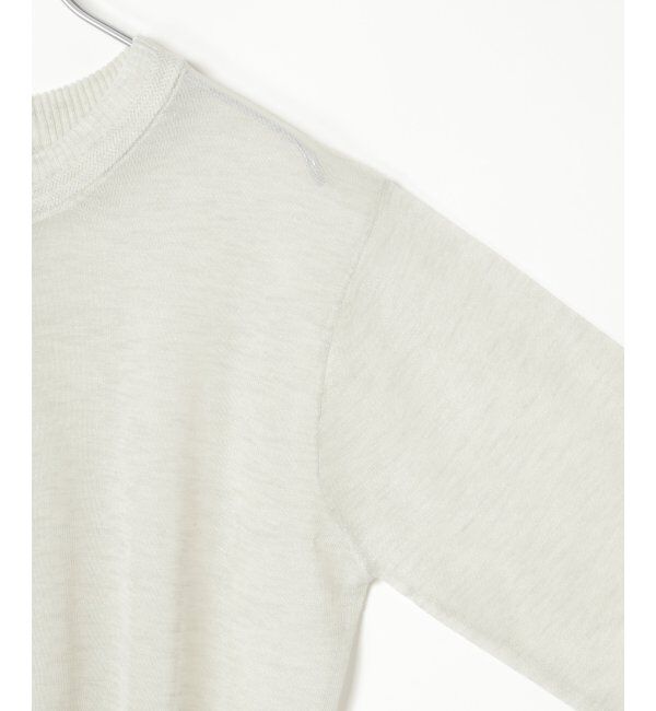 Lbc with Life「シアー2WAYヘリンボンクロシェニット」|カーディガン|