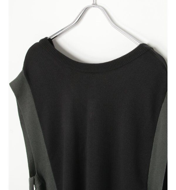 Lbc with Life「2WAY配色リボンベスト」|ニット・セーター|