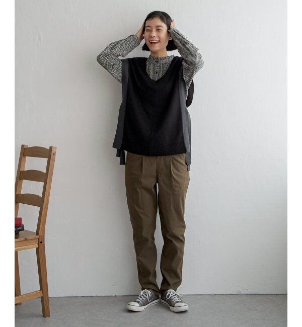 Lbc with Life「2WAY配色リボンベスト」|ニット・セーター|