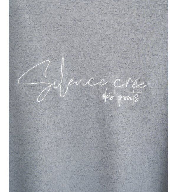 Lbc with Life「シアーロゴ刺繍7分袖Tシャツ」|Tシャツ・カットソー|