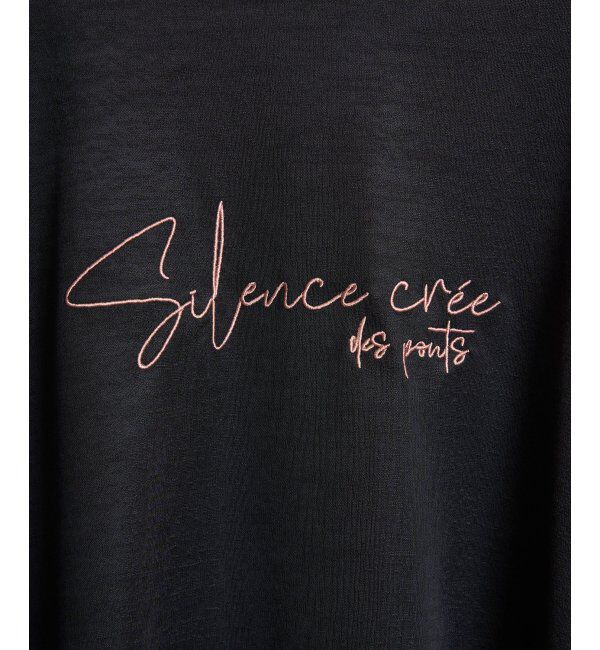 Lbc with Life「シアーロゴ刺繍7分袖Tシャツ」|Tシャツ・カットソー|